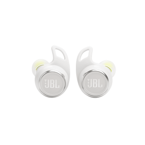 JBL Reflect Aero TWS - White - True wireless Noise Cancelling active earbuds - Front